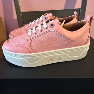 MCM Skyward Visetos Low Top Sneakers